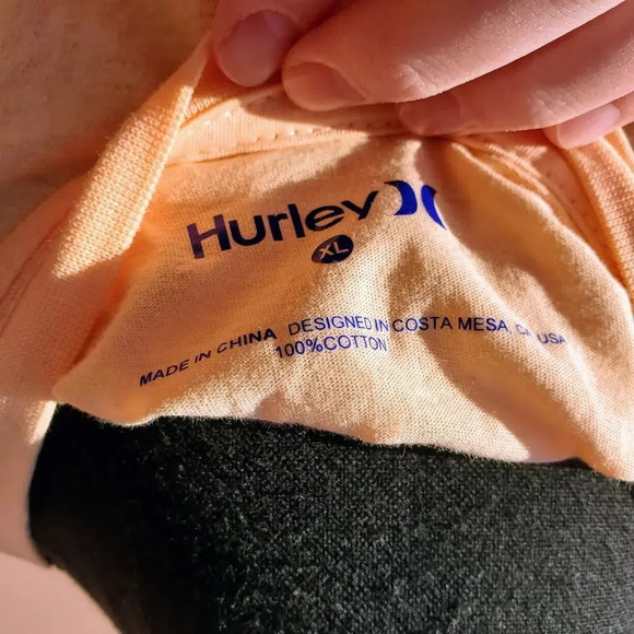 NWT Hurley Juniors' Size XL Palm Tree Casual Cropped T-Shirt - Picture 5 of 15